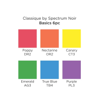 Spectrum Noir Classique Basics (6pcs) (SPECN-CS6-BAS)